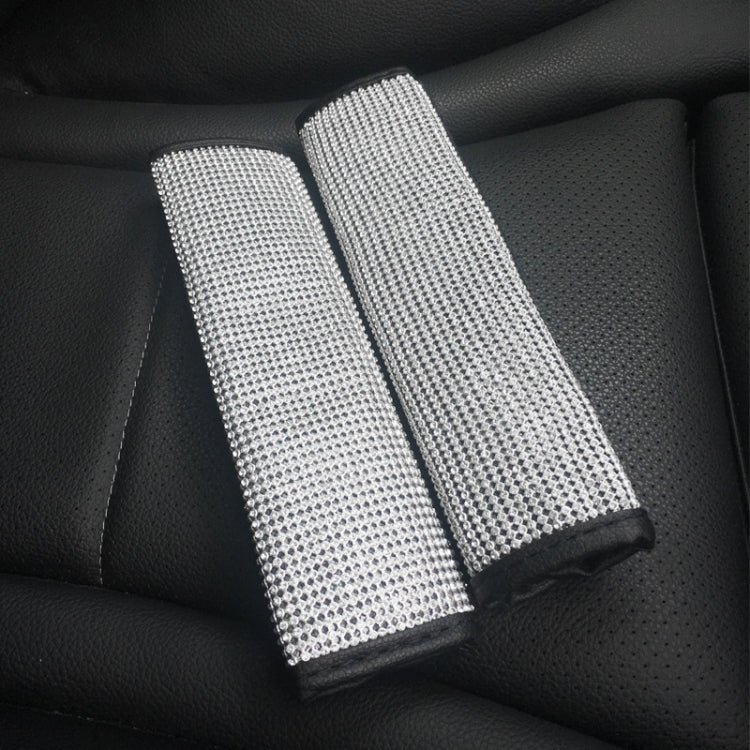 Luxury Rhinestone Car Interior Sleeves – 2 Piece Plush Protective Set