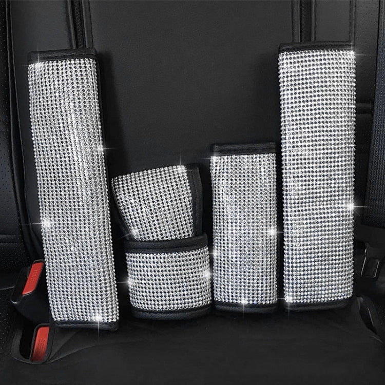 Luxury Rhinestone Car Interior Sleeves – 2 Piece Plush Protective Set