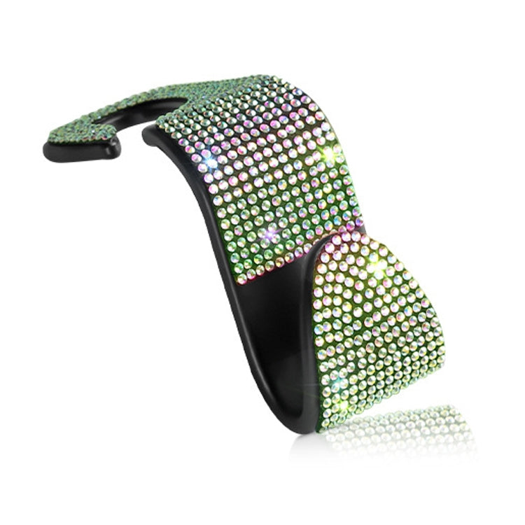 Elegant Diamond-Studded Multi-Purpose Car Seat Hooks - 3 Pack