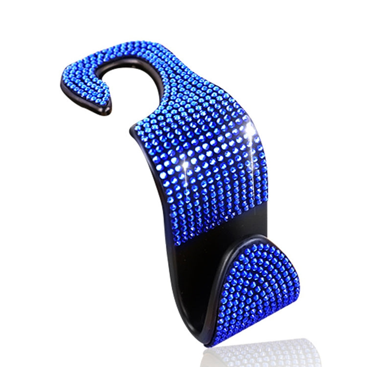 Elegant Diamond-Studded Multi-Purpose Car Seat Hooks - 3 Pack