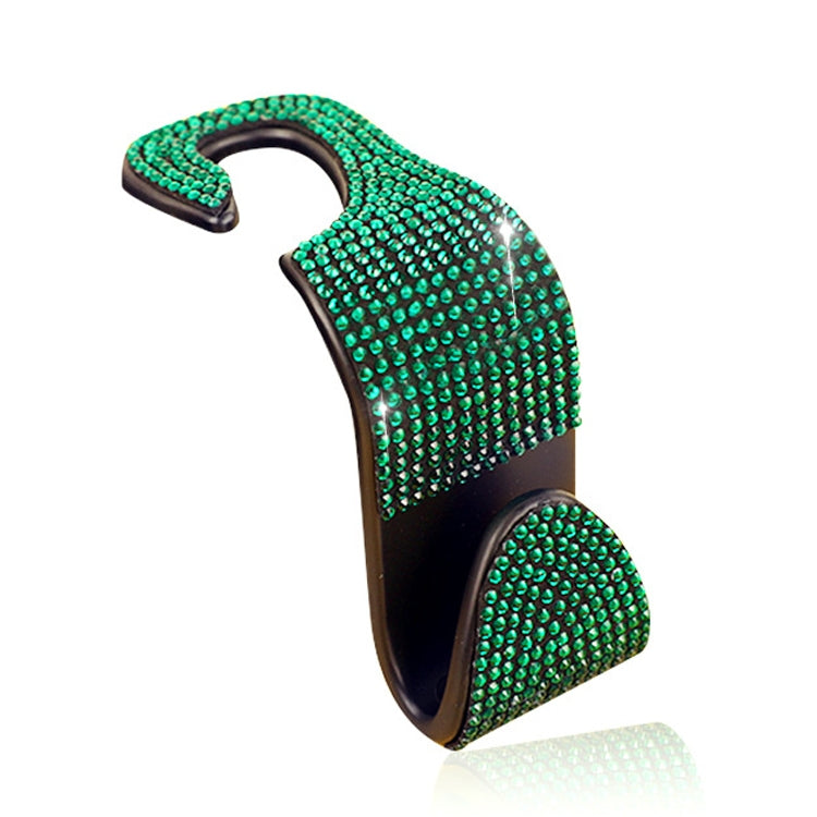 Elegant Diamond-Studded Multi-Purpose Car Seat Hooks - 3 Pack