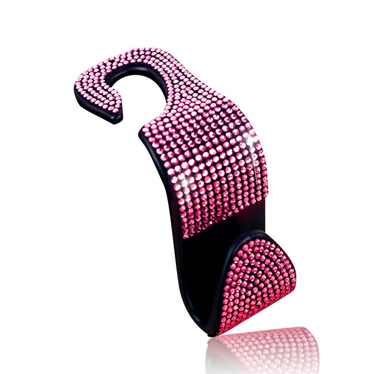 Elegant Diamond-Studded Multi-Purpose Car Seat Hooks - 3 Pack