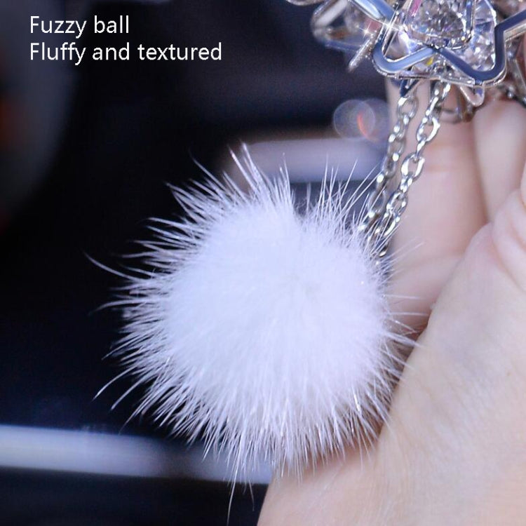 Elegant Crystal Swan Pendant for Car Rearview Mirror Decor
