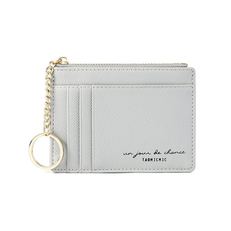 928801 Zipper Ladies Coin Purse Mini Keychain Multi-Card Card Holder