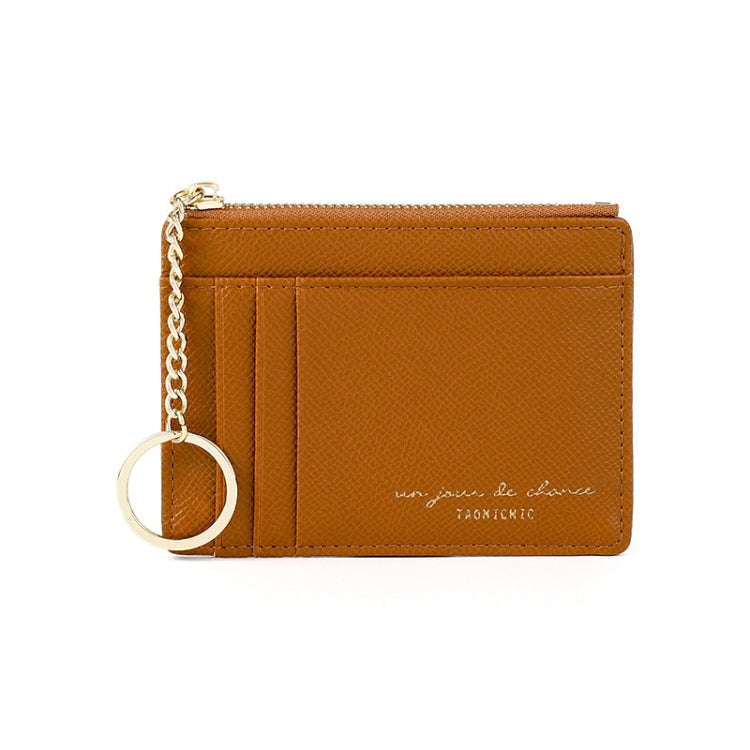 928801 Zipper Ladies Coin Purse Mini Keychain Multi-Card Card Holder