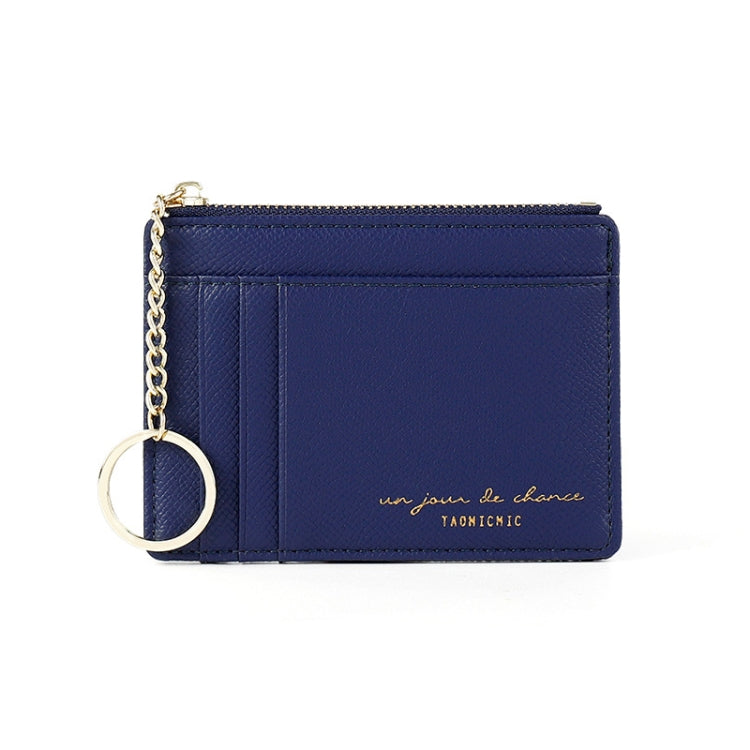 928801 Zipper Ladies Coin Purse Mini Keychain Multi-Card Card Holder