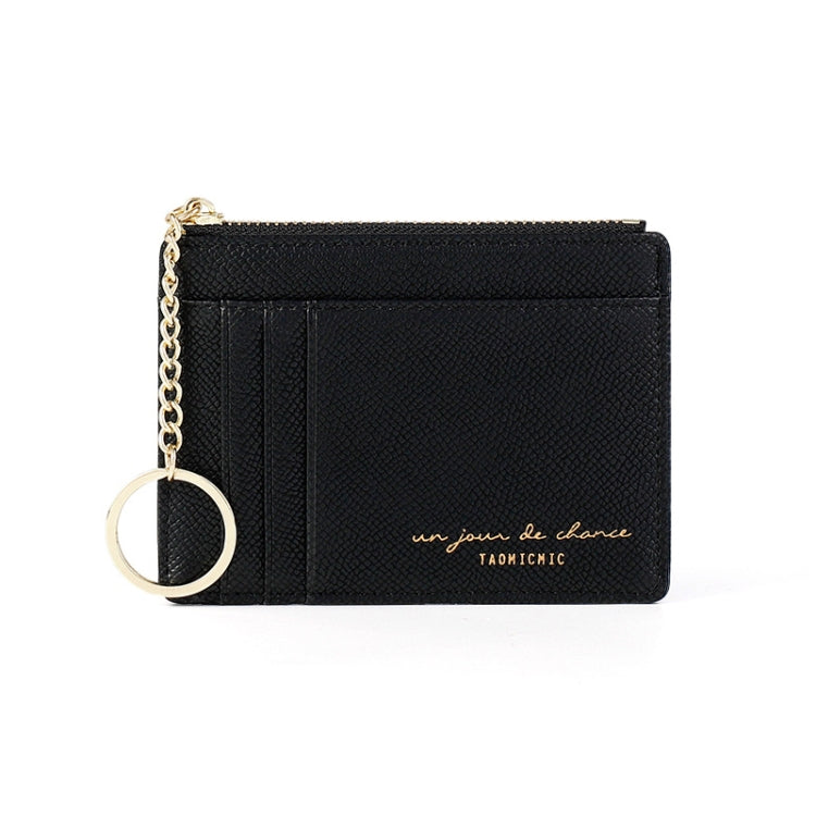 928801 Zipper Ladies Coin Purse Mini Keychain Multi-Card Card Holder