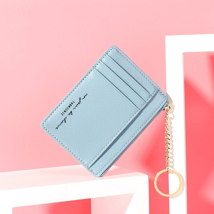 928801 Zipper Ladies Coin Purse Mini Keychain Multi-Card Card Holder