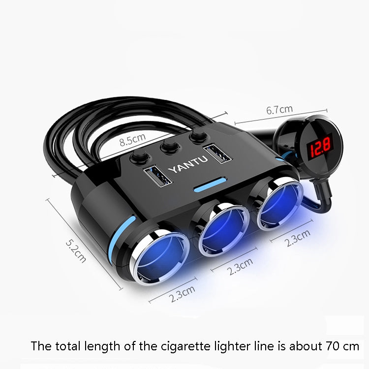 YANTU B39 Cigarette Lighters Cars Multifunctional Usb Fast Charging Car Charger, Wired Non-voltage, Wired Voltage, Wireless Non-voltage, Wireless Voltage, Wireless Qualcomm Non-Voltage, Wireless Qualcomm Voltage, Wireless High-power Non-voltage