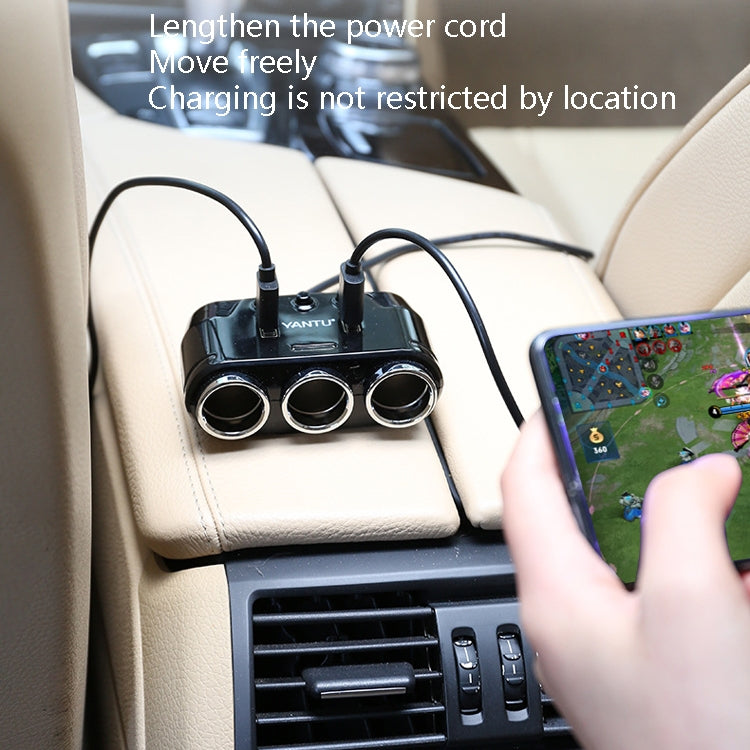 YANTU B39 Cigarette Lighters Cars Multifunctional Usb Fast Charging Car Charger, Wired Non-voltage, Wired Voltage, Wireless Non-voltage, Wireless Voltage, Wireless Qualcomm Non-Voltage, Wireless Qualcomm Voltage, Wireless High-power Non-voltage