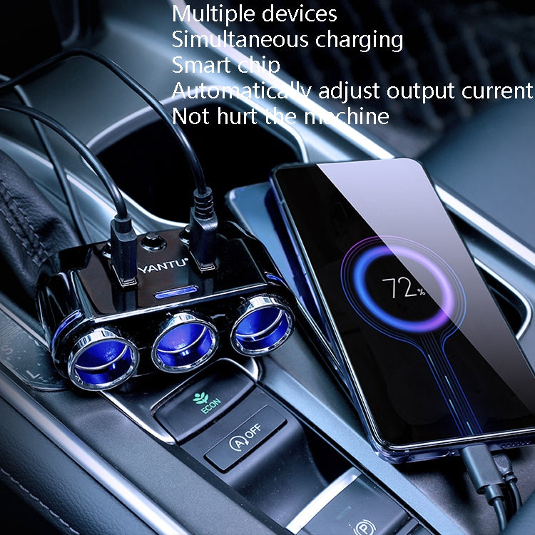 YANTU B39 Cigarette Lighters Cars Multifunctional Usb Fast Charging Car Charger, Wired Non-voltage, Wired Voltage, Wireless Non-voltage, Wireless Voltage, Wireless Qualcomm Non-Voltage, Wireless Qualcomm Voltage, Wireless High-power Non-voltage
