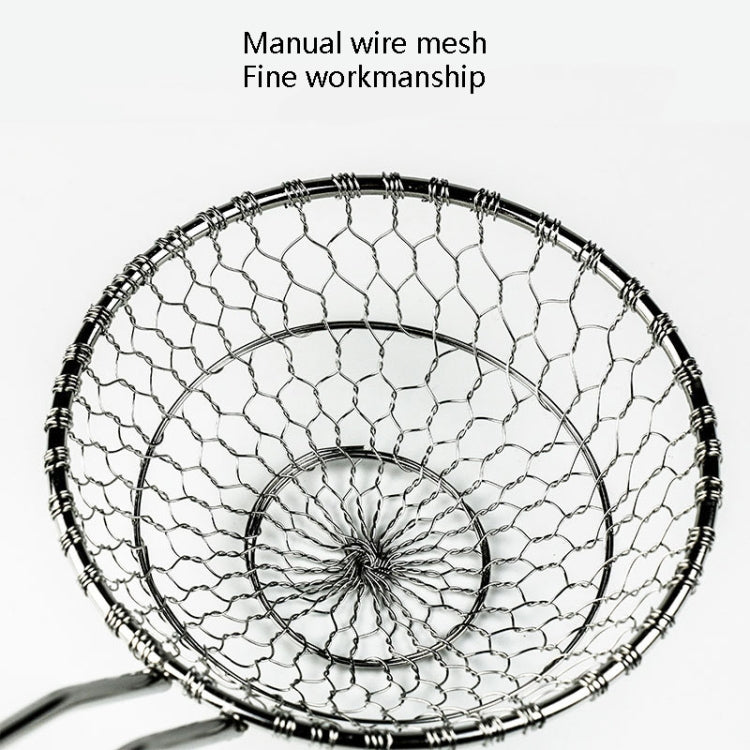 304 Stainless Steel Wire Mesh Fishing Practical Colander Durable Fried Cooking Fishing Fence