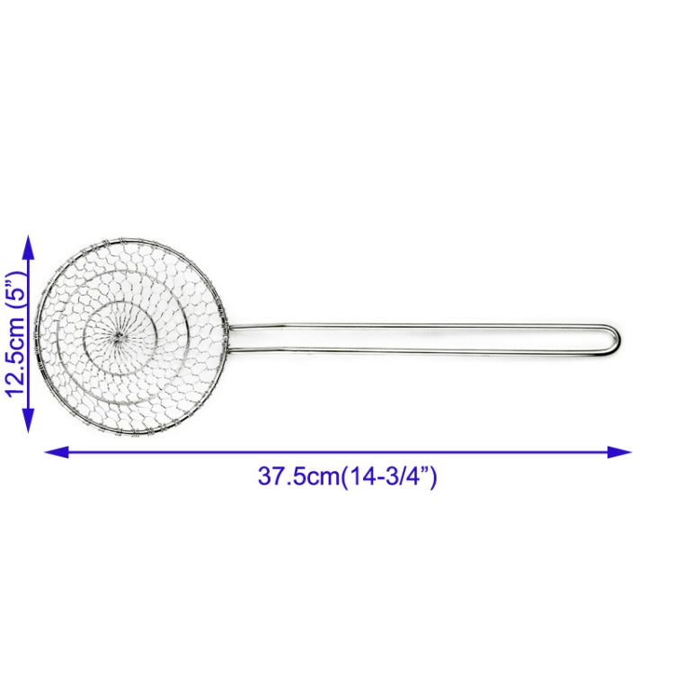 304 Stainless Steel Wire Mesh Fishing Practical Colander Durable Fried Cooking Fishing Fence