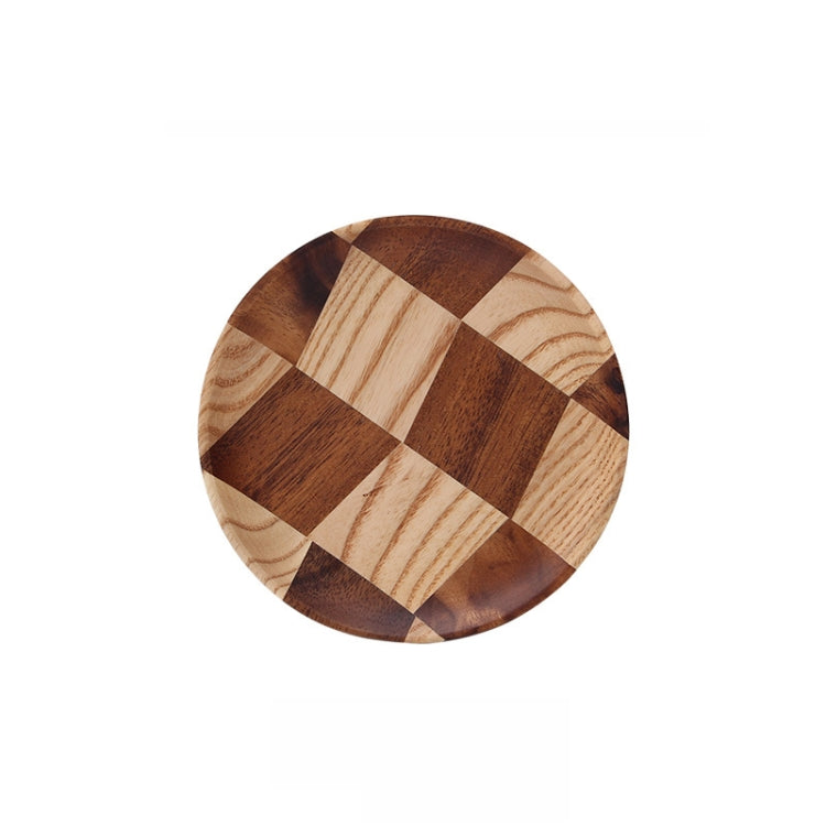 Wooden Tray Dinner Plate Household Fruit Cake Dessert Plate Wooden Dish