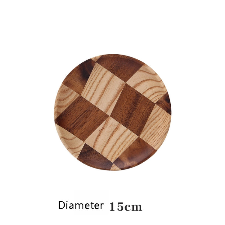 Wooden Tray Dinner Plate Household Fruit Cake Dessert Plate Wooden Dish