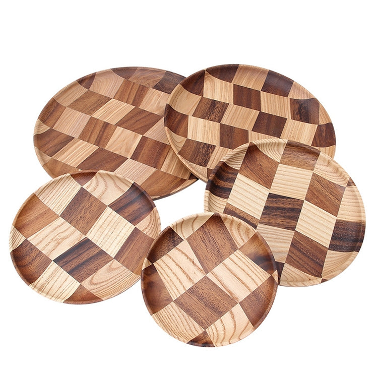 Wooden Tray Dinner Plate Household Fruit Cake Dessert Plate Wooden Dish