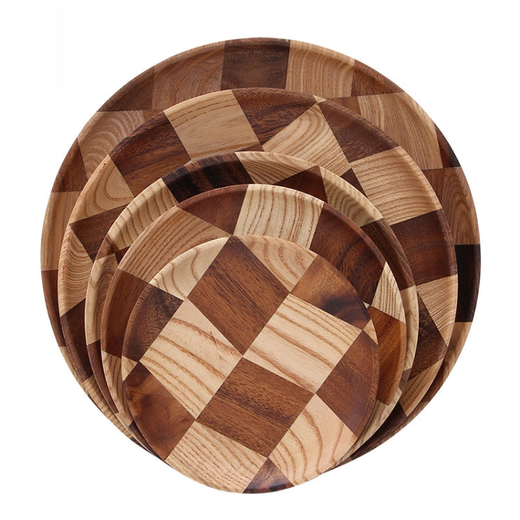 Wooden Tray Dinner Plate Household Fruit Cake Dessert Plate Wooden Dish