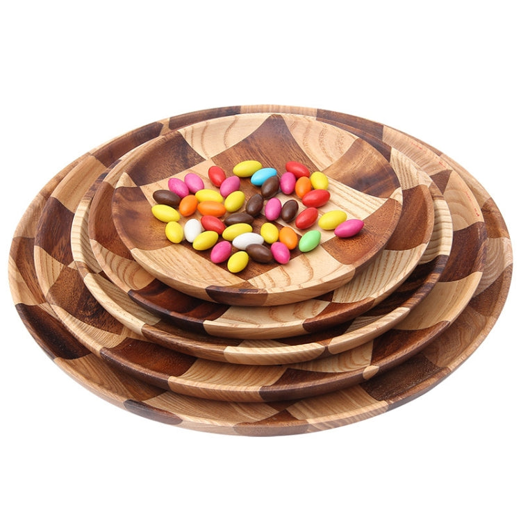 Wooden Tray Dinner Plate Household Fruit Cake Dessert Plate Wooden Dish