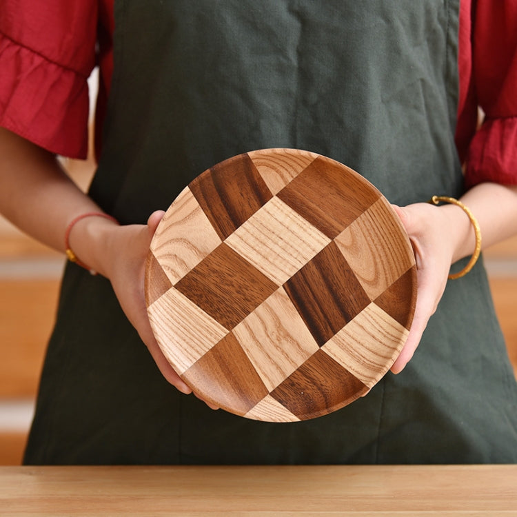 Wooden Tray Dinner Plate Household Fruit Cake Dessert Plate Wooden Dish