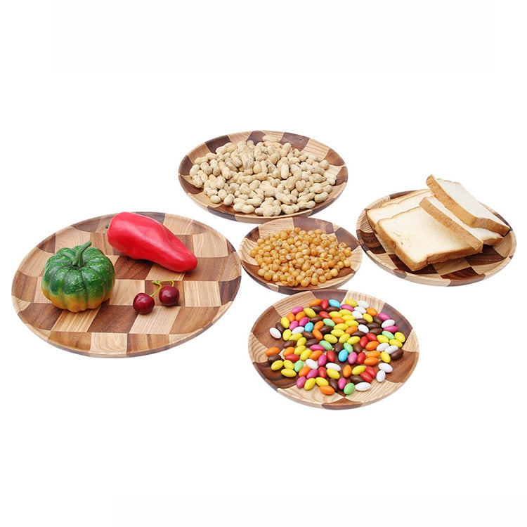 Wooden Tray Dinner Plate Household Fruit Cake Dessert Plate Wooden Dish