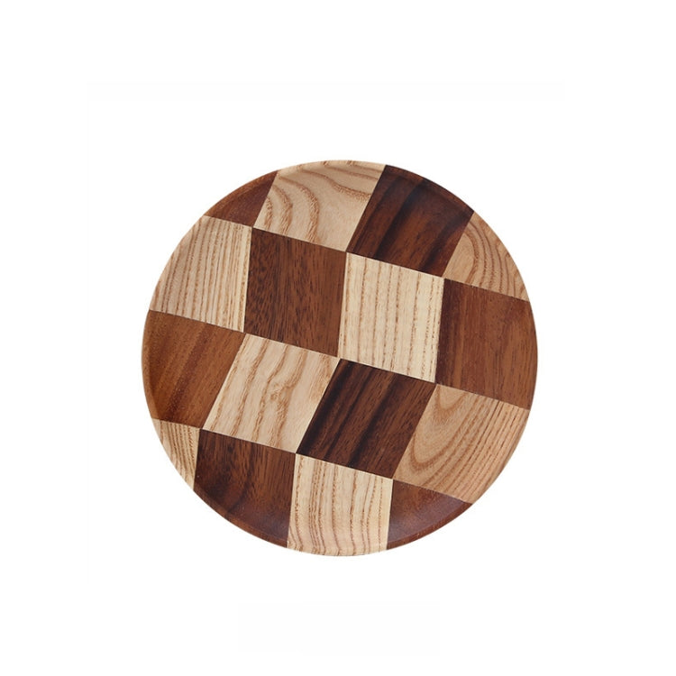 Wooden Tray Dinner Plate Household Fruit Cake Dessert Plate Wooden Dish