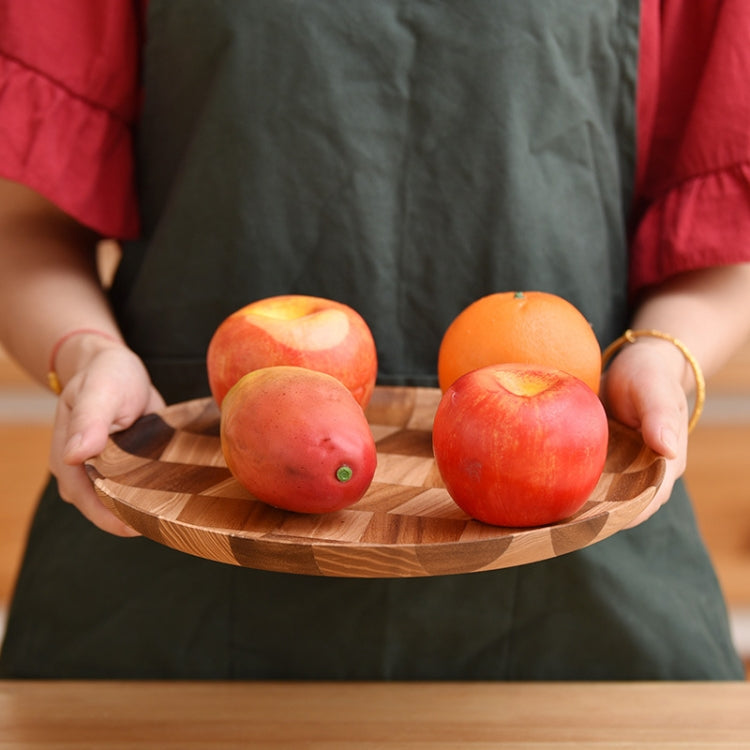 Wooden Tray Dinner Plate Household Fruit Cake Dessert Plate Wooden Dish