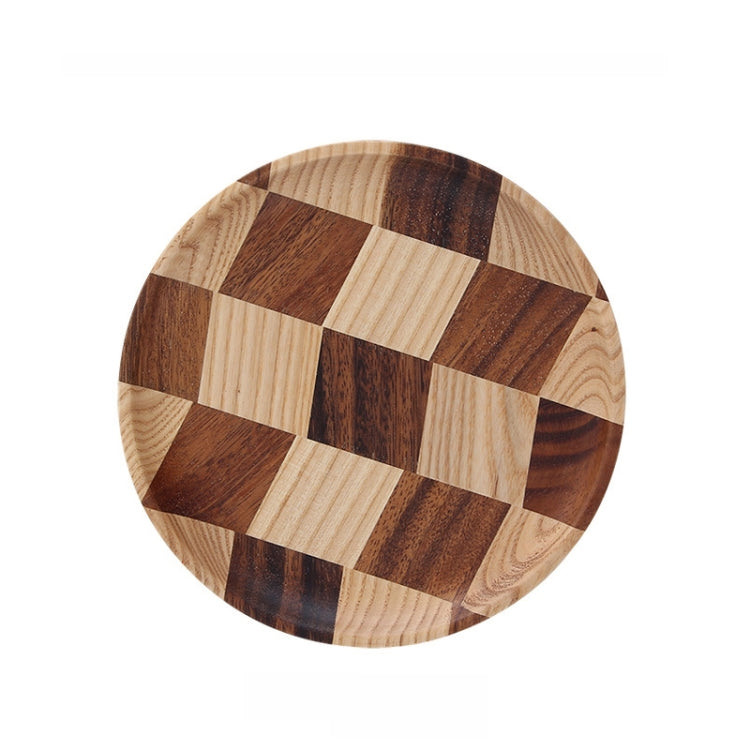 Wooden Tray Dinner Plate Household Fruit Cake Dessert Plate Wooden Dish