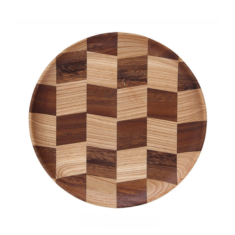 Wooden Tray Dinner Plate Household Fruit Cake Dessert Plate Wooden Dish