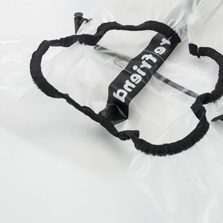 Dog Raincoat Four Foot Waterproof Transparent Reflective Poncho