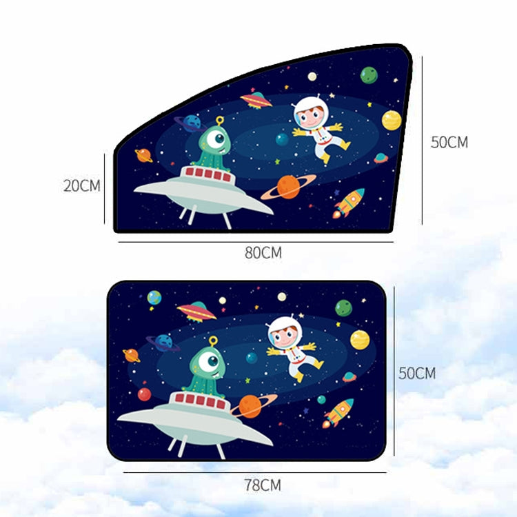 Magnetic Telescopic Sunshade Curtains for Car Windows - Ultimate UV Protection and Heat Insulation