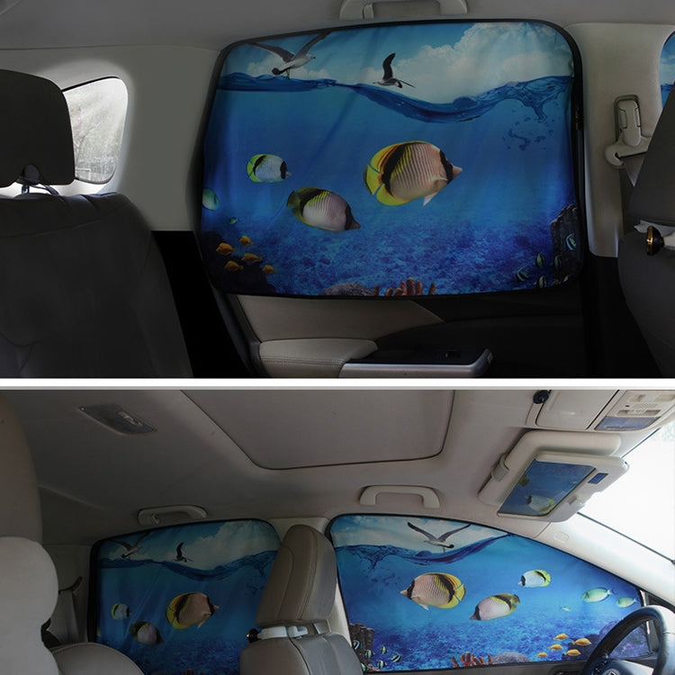 Magnetic Telescopic Sunshade Curtains for Car Windows - Ultimate UV Protection and Heat Insulation