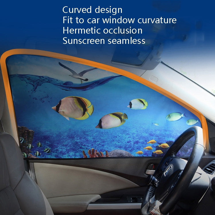 Magnetic Telescopic Sunshade Curtains for Car Windows - Ultimate UV Protection and Heat Insulation