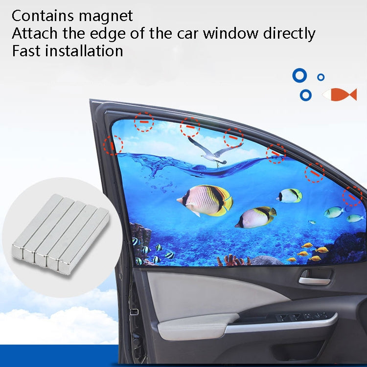 Magnetic Telescopic Sunshade Curtains for Car Windows - Ultimate UV Protection and Heat Insulation