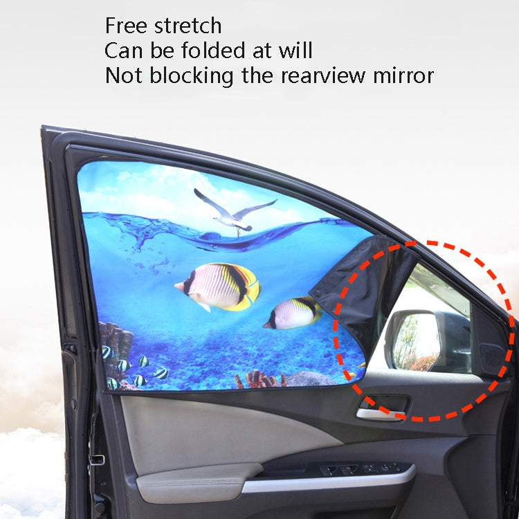 Magnetic Telescopic Sunshade Curtains for Car Windows - Ultimate UV Protection and Heat Insulation