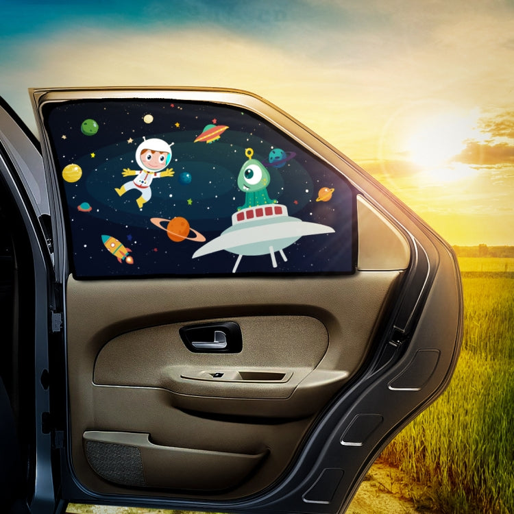 Magnetic Telescopic Sunshade Curtains for Car Windows - Ultimate UV Protection and Heat Insulation