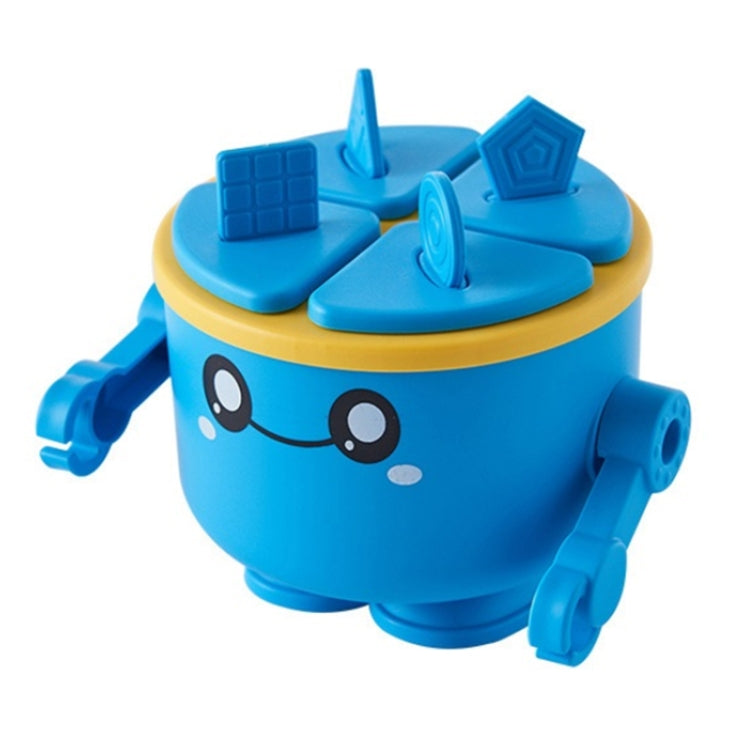 Children Silicone Ice Tray Homemade Ice Cream Mold, Specification: Robot (Red)