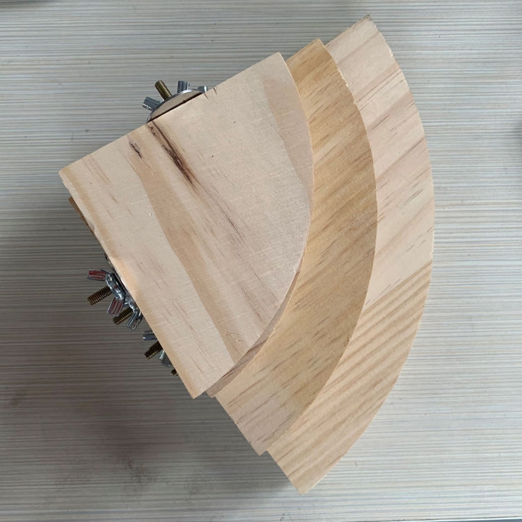Parrot Log Fan-Shaped Platform Station Board Hamster Springboard Rest Platform