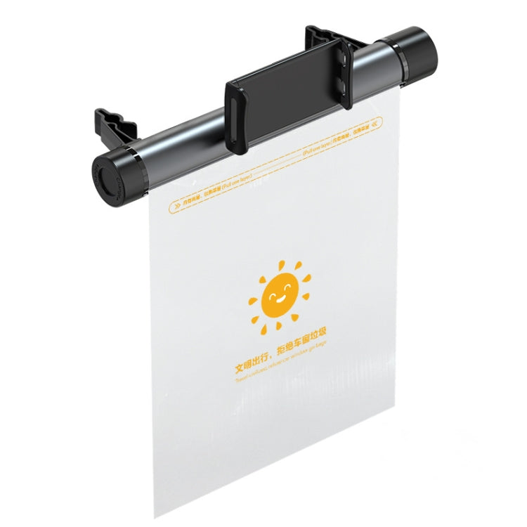 Multi-Functional Car Organiser with Garbage Bag, Tablet Holder, and Adjustable Hooks