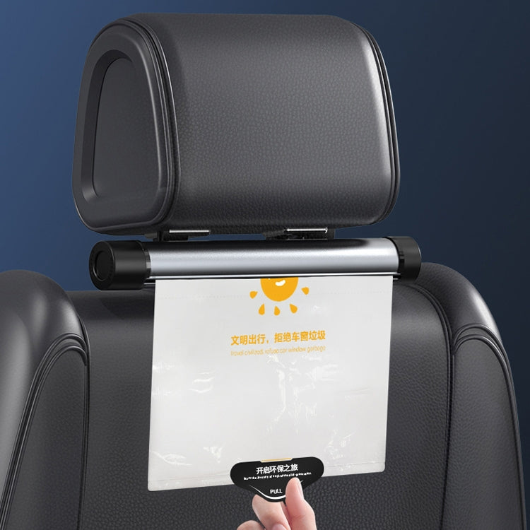 Multi-Functional Car Organiser with Garbage Bag, Tablet Holder, and Adjustable Hooks