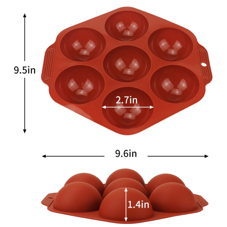Semicircle Silicone Cake Mold Chocolate Bomb Mold