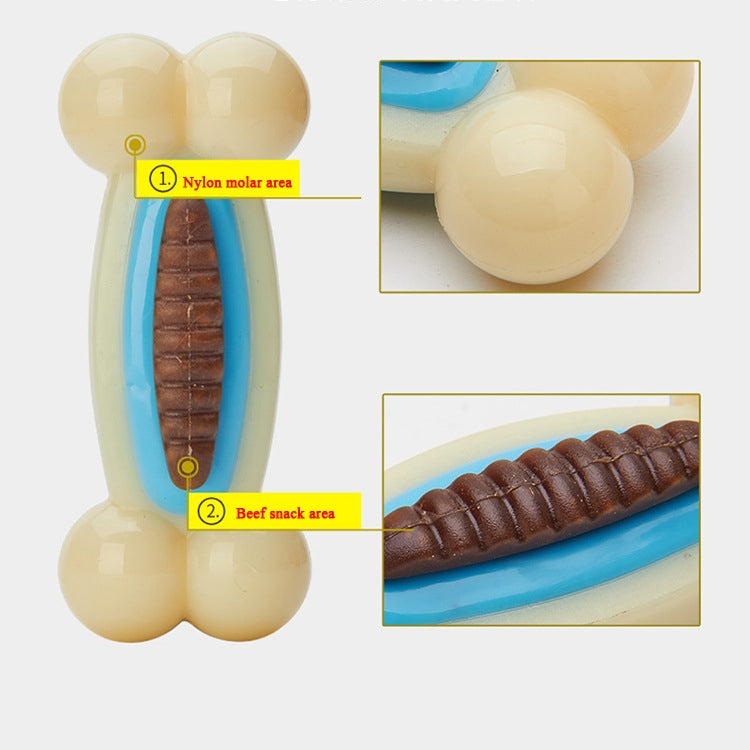 Dog Bite Resistant Molar Toy Nylon Bite Replacement Food Device