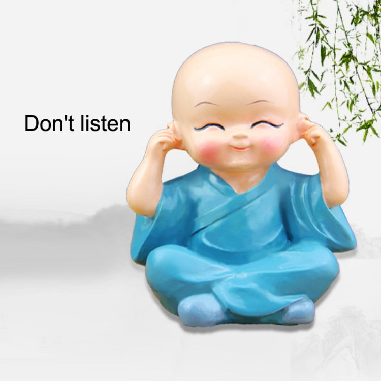 Adorable Resin Monks Car Ornaments for Charming Interior Décor