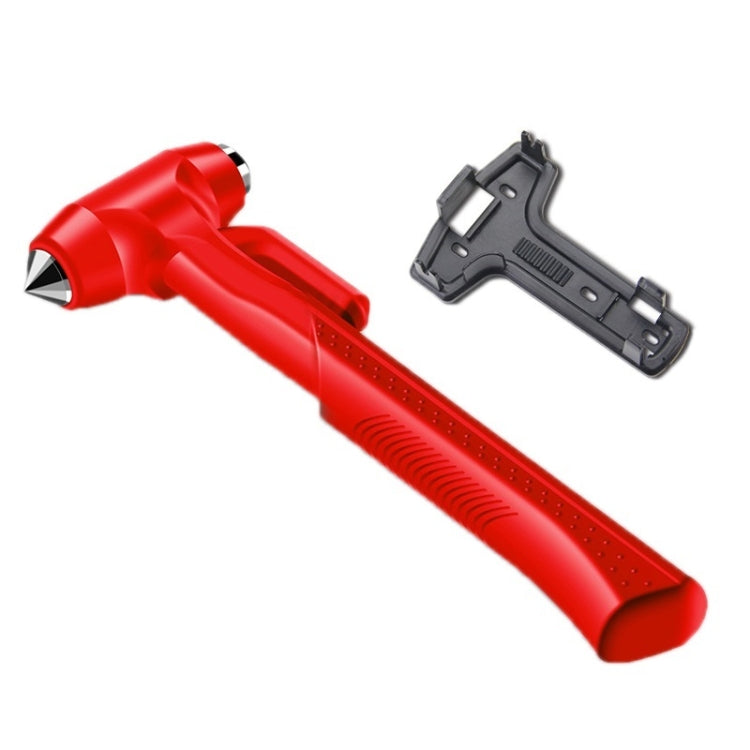 Car Safety Life-Saving Hammer Car Emergency Multifunctional Window Breaker, Upgraded Black, Upgraded Red, Ordinary Red, Deluxed Black With Fixed Rack, Deluxed Red With Fixed Rack, Deluxed Silver 3 in 1