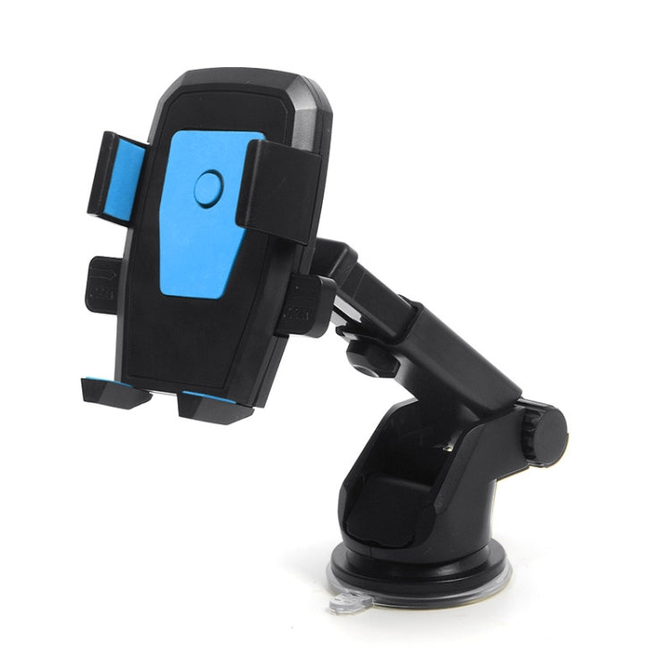 Telescopic Car Phone Holder with Automatic Lock and 360-Degree Rotation