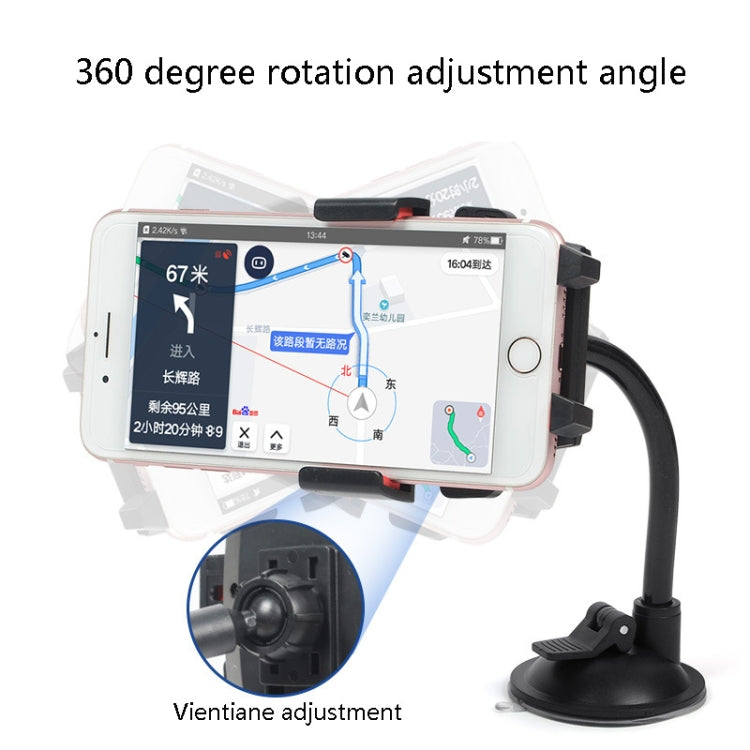 Auto-Lock Car Windscreen Phone Holder with Anti-Slip Grip