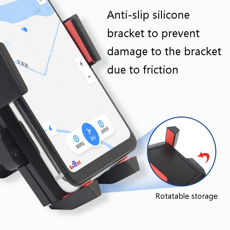 Auto-Lock Car Windscreen Phone Holder with Anti-Slip Grip