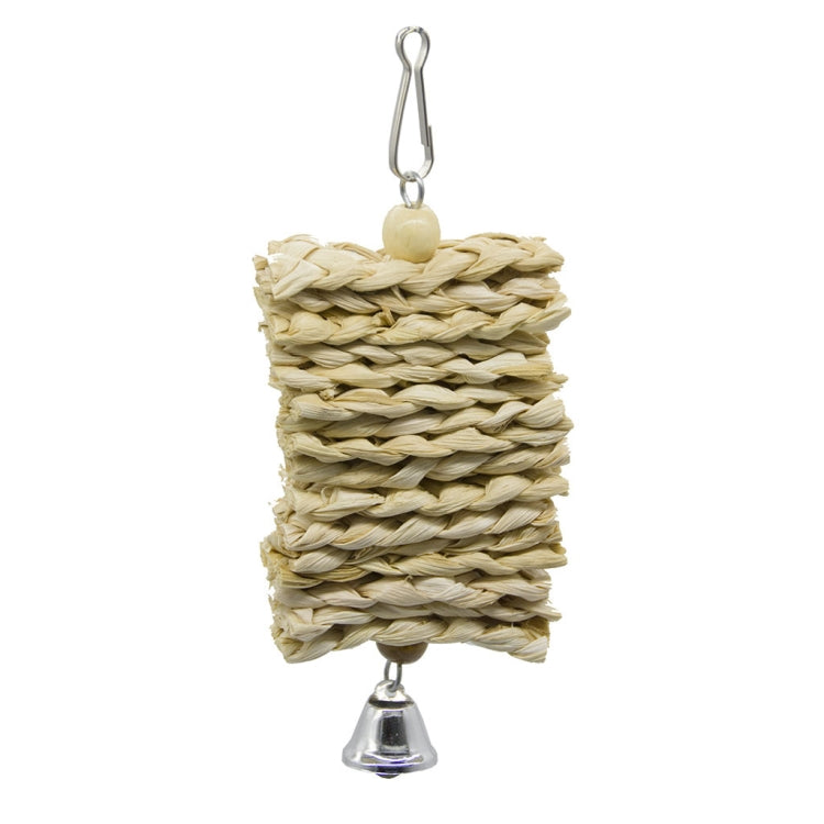 Parrot Toy Straw Corn Husk Skewers Bite Swing