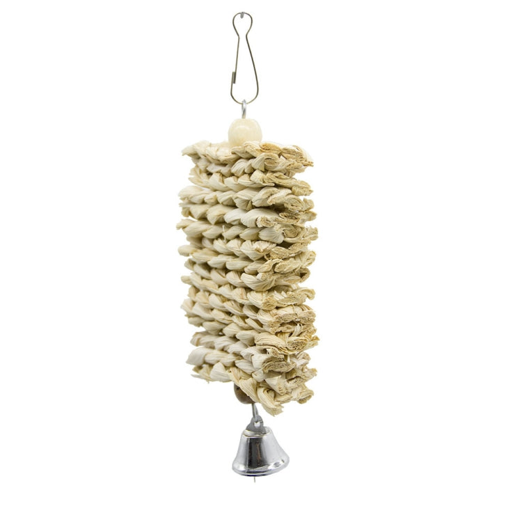 Parrot Toy Straw Corn Husk Skewers Bite Swing