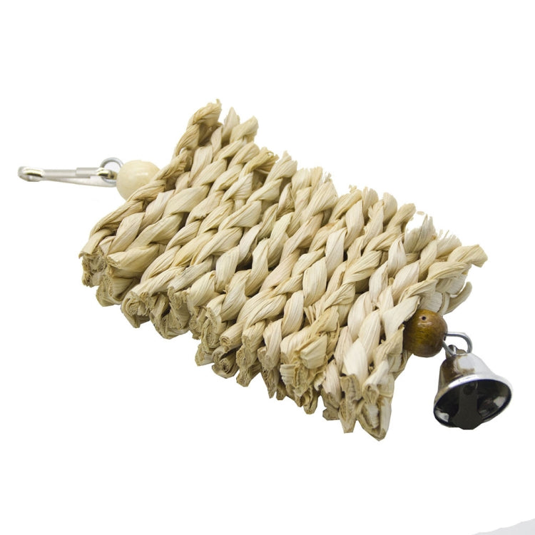 Parrot Toy Straw Corn Husk Skewers Bite Swing