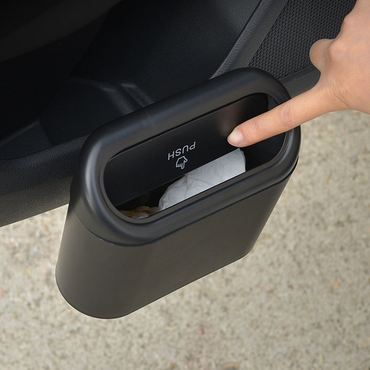 Spacious Car Bin with Flip Lid - Eco-Friendly Interior Waste Container